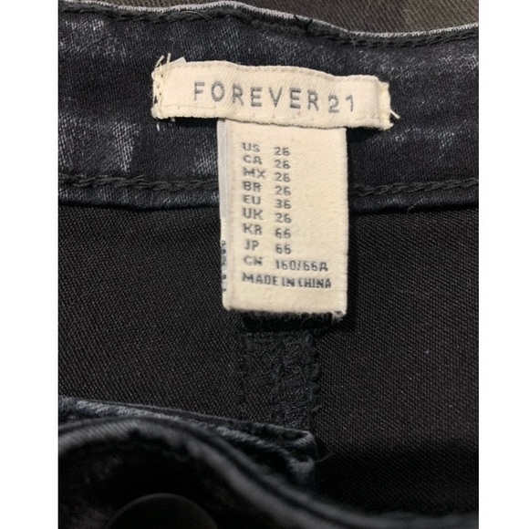 Forever 21 Acid Wash Jeans - Picture 3 of 3